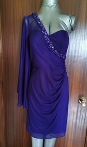 Blondie Nites By Stacy Sklar Purple Dress Size 9